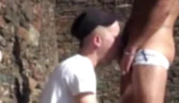 Nathan fucked by Fayss oudoor