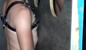 Slut suckin straight click in glory holes and fucked bareback