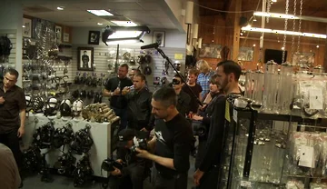 Jessie Colter Gets Gang Banged at Mr S Leather Store