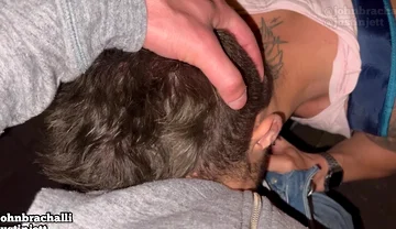 Sucking Cock on the Street