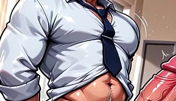 Office Workers with Huge Cocks