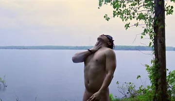 Flexing and Jerking in the Rain by the Lake