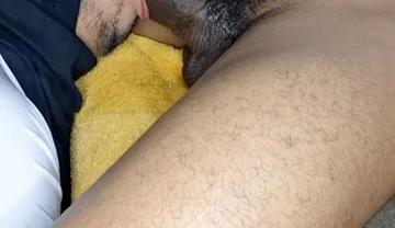 He Butts His Mouth with Pleasure