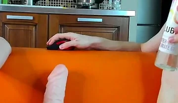 I Watered Alex's Cock with Lube but His Cock Is Very Sensitive!