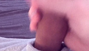 Watching Porn Leads to Noisy Cumshot After Quick Horny Wank