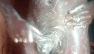 Stroke That Big Black Dick in the Shower and Cum