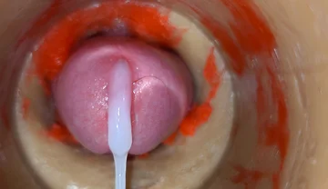 Camera Deep Inside Tight Pussy Captures Huge Cum Explosion 4K