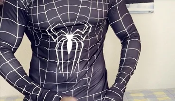 My Spiderman Cock Cums!