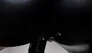 Raw Clip in the Pvc Black Suit Taking Rambone