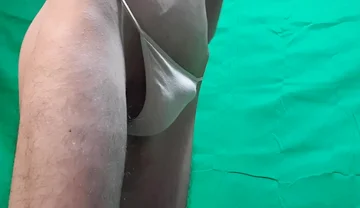 Skin Colored G-string Try on