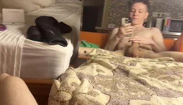 Horny Morning Jerk Fills Dorm with Twink Moans