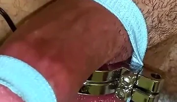 CBT Ballstretching Estim Edging Dick Cum
