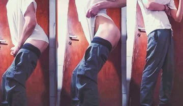 18 Year Old in College Bathroom