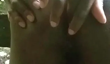 Horny Bottom Boy Alone in the Woods Fingers His Asshole