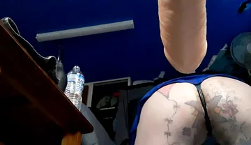 Sissy Crossdresser with a Tattooed Ass Hole