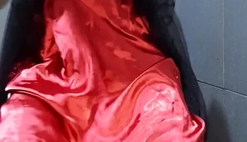 Cum Inside Satin Silk Lining From Beautiful Dress