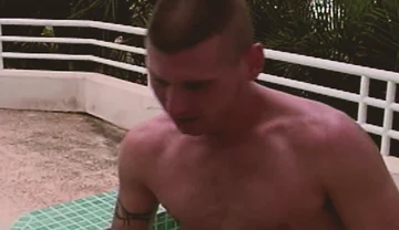 Gay Island Scene-4_gay Anal Threesome in the Pool with a Latino Friend