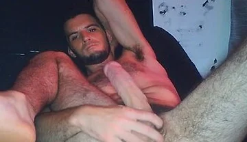 Hot Jock Pushes Cum Out His Ass And Cumshot