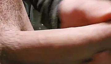 Young Cock Squirts a Lot of Cum Because of Women Moaning