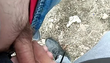 Old Man Fucks My Foreskin - Enjoying Uncut Cock - Cum On Uncut Dick