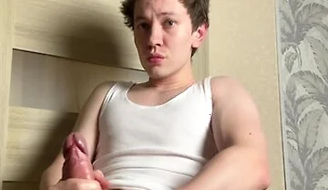 Cute Twink Wanking & Cumming Hard In Front Of His Stepdaddy - Rushlight Dante