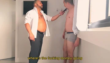 Bearzinho Black - the Debt Collector’s Bondage Interrogation