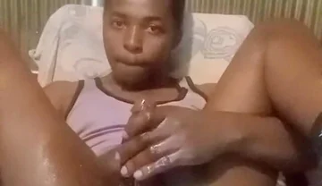 Jerking off Oily Dick Until Cumm