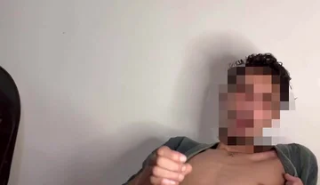 Arab Man Jerks off His Big Cock After Shower