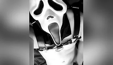 Ghost Face Jerks Off Onto Your Face