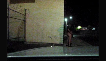 Nighttime Sidewalk Cum