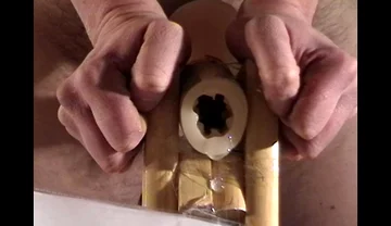 Long Fleshlight Pussy Stand Fuck Masturbation