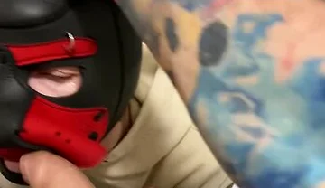 Young Guy Sucks Big Dick In Public Toilet And Gets Cumshot