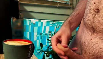 Cumpuccino. I Jerk Off And Cum In Coffee And Then My Friend Drinks It While Playing Video Games