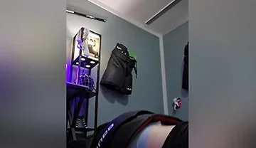 Hockey Jock Grinds & Cums In Pullup (diaper)