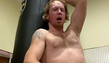 Gym Bro Jerk Off Breath Play