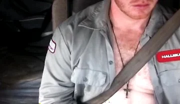 Ginger Trucker Jerks While He Drives - Thor Johnson