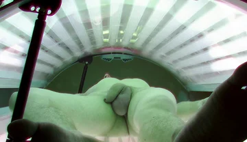 Czech Gay Solarium 34 Slim Hunk’s Solo Tanning Adventure