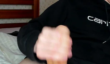 Alone in Dorm 18yo Edges to Shaking Orgasm