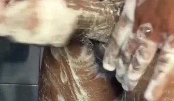 I Love It When Its More Slippery, Playing with My Cock in the Shower for All U Sexy Humans