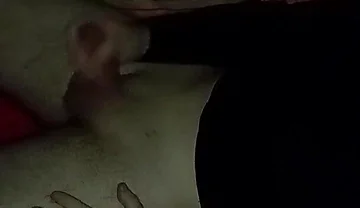 Boy Alone in His Room Before Sleep Does Handjob