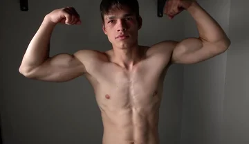 Handsome Solo Muscle Boy Flex Abs With Daniel Donovan