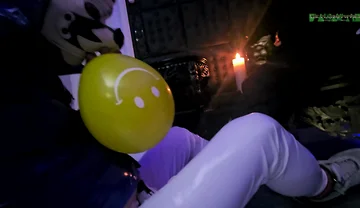 Playing Puppies Sneakers, Smelly Socks, Feets and the Yellow Balloon