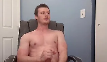 Hot Cumshot From Straight Guy - Hunk Hands