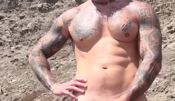 Big Cock Cum, in the Beach