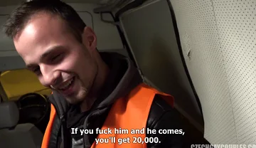 Czech Gay Couples 5 Parking Lot Punishment - Fresh Meat Wrecked in a Company Car
