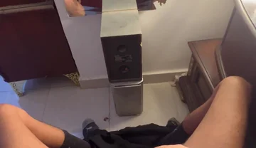 Pilot Playing with Cock