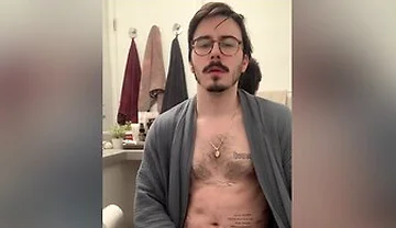 Bulging In My Robe And Jerking Off
