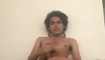 Kinky Hair Hispanic Teen 18+ Plays With Cock And
