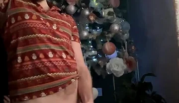 Christmas Time, Mistletoe and Cock