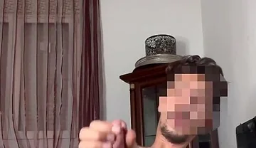 Skinny Twink Strokes His Hung Cock